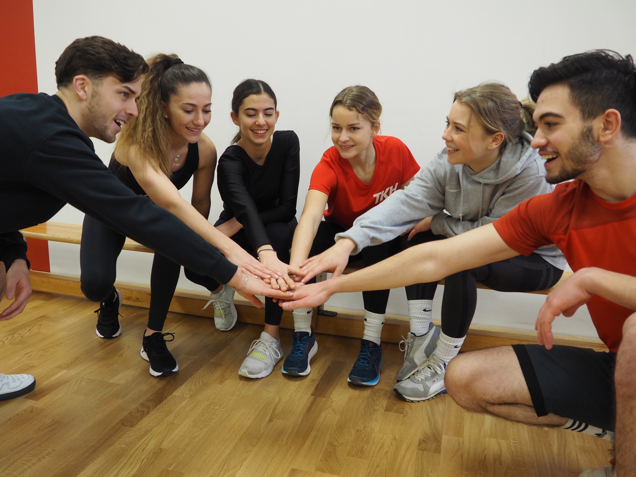 TKH-Hände in die Mitte-Team