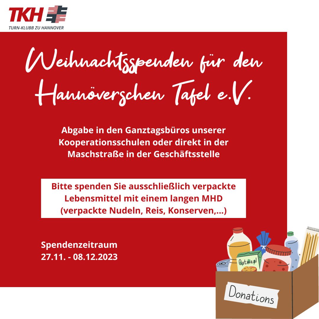 Spendenaufruf Hannöversche Tafel